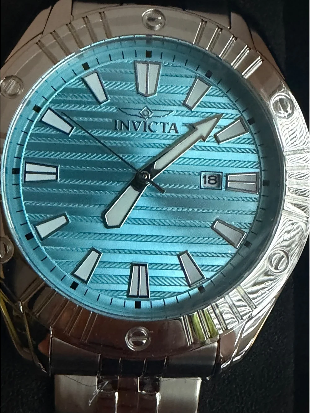 $279 INVICTA angel blue dial unisex watch